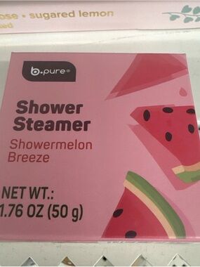 b·pure Shower Steamer - Showermelon Breeze (Pink)